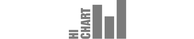 Logo Hi Chart in Graustufen